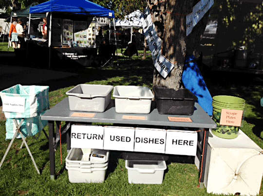 Bear Creek Salmon Festival Zero Waste Demonstration 